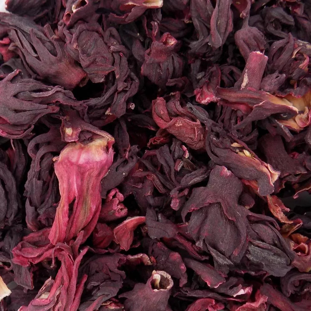 Hibiscus thee (Hibiscus Sabdariffa, Roselle)