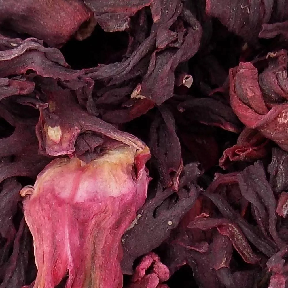Hibiscus thee (Hibiscus Sabdariffa, Roselle)